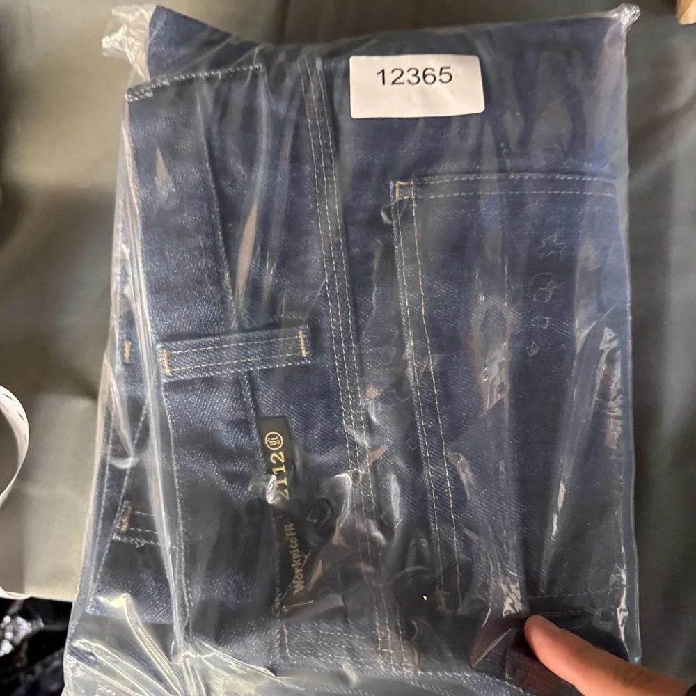 Workrite FR Jeans Mens 38x35 Blue Flame Resistant Denim Pants 2122 HRC 2